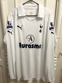 Image 7 of Tottenham Hotspur “BALE 3” 2011/12 Match Issue Long Sleeve Home Shirt + patches (XL)
