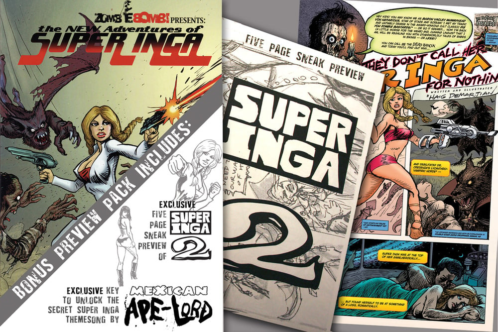 Image of SUPER INGA the comic book! [with 2nd issue preview]