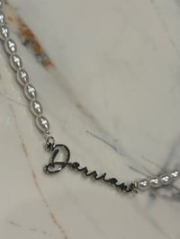 Image 1 of Pearl name necklace 