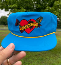 Image 1 of Radiant Blue Trout Heart Unstructured Five Panel hat