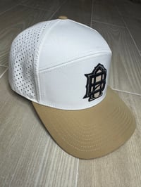 Image 4 of AB Monogram Logo - White/Tan 