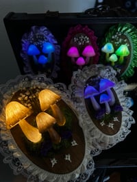 Image 2 of Mushroom wooden frame LED