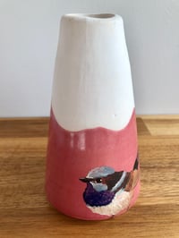 Image 5 of Pink Superb Fairywren Vase
