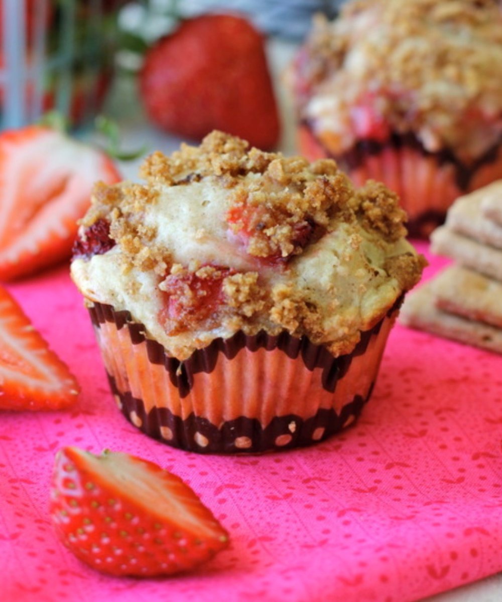 Image of Strawberry Cheesecake Muffin