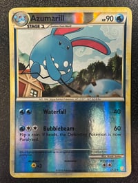 Image 1 of Azumarill - HeartGold SoulSilver - Reverse Holofoil - Moderately Played