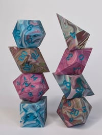 Image 1 of Fusions III<br>Jesmonite 8 Piece Polyhedral set