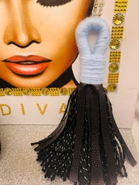 Image 2 of Yarn/Leather Earrings 