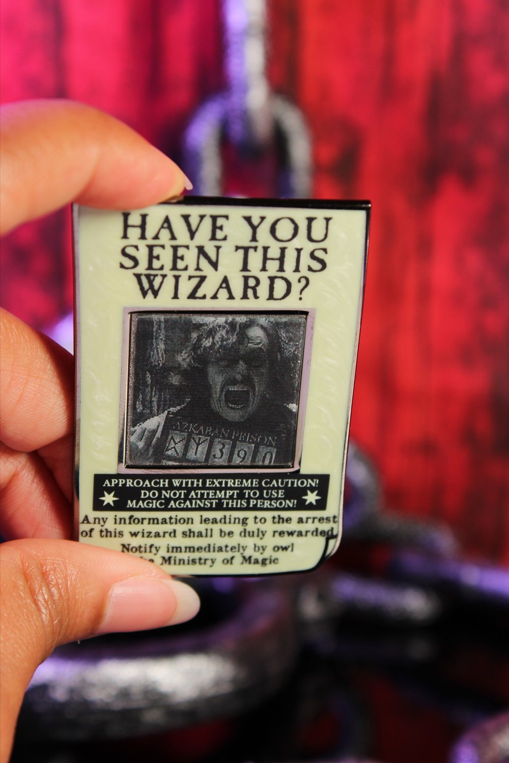 Image of Azkadamned: Undesirables Lenticular Wanted Poster Pins