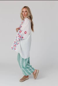 Image 4 of Waikiki Beach Embroidered Kimono