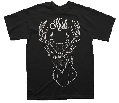 men's shirt with stag head logo