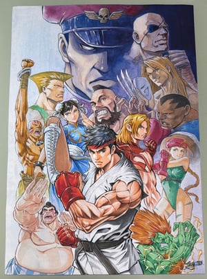 Image of Original Art : Street Fighter 2  the world warriors // Jacky Hua