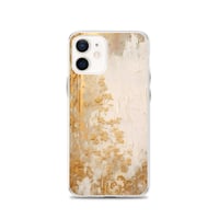 Image 14 of White and Gold Tattered Texture Goth Lolita Kawaii Baroque Clear Case for iPhone®