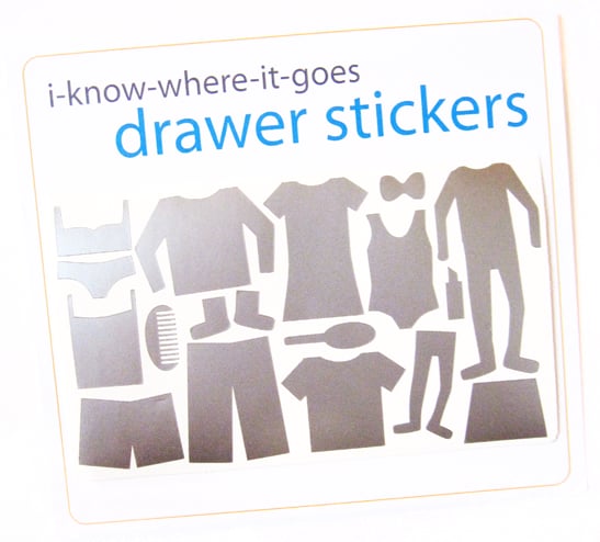 Image of Drawer Organizer Stickers - Big Girl