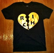 Image of Black Rich Hearted Tee