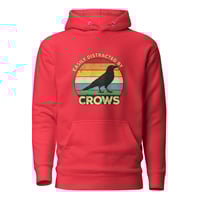 Image 7 of Unisex Hoodie, Easily Distracted By Crows Hoodie