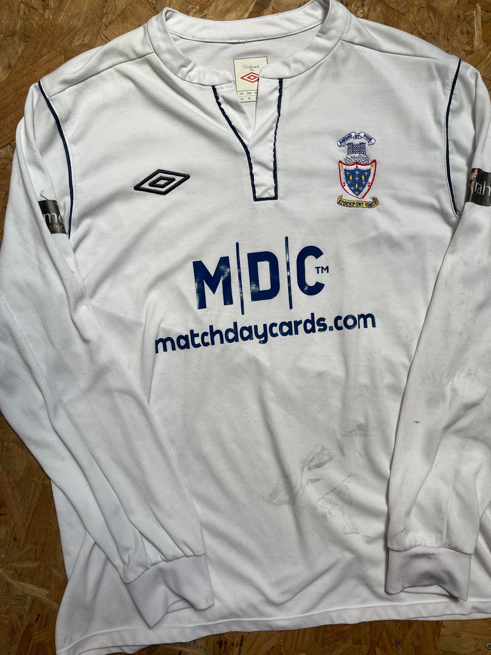 Match Worn 2013 Umbro Rodger Wylde Testimonial Shirt