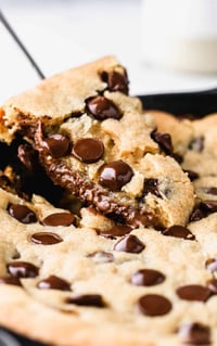 Whole Chocolate chip cookie pie