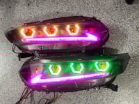 Image 5 of Honda Accord 2018-2022 Lexus Headlight with Hex Style 