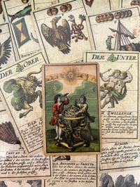 Image 2 of Superbe fac-similé rare! (Musée Fournier 2004) du jeu de cartes Astronomique, Allemagne 1719.