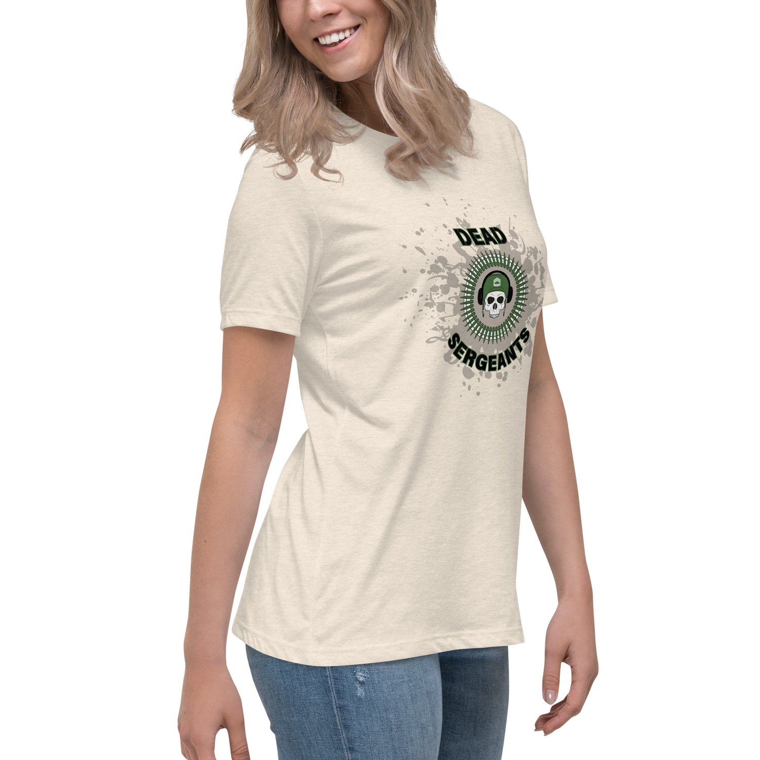 Image of Women's Relaxed T-Shirt Dead Sergeants band tshirt 