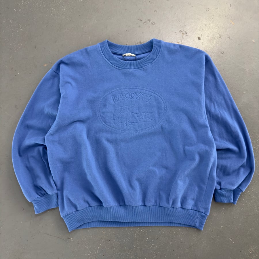 Image of 1980s Chemise Lacoste Sweatshirt, size large 