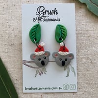Christmas Koala Earrings