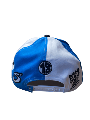 logos hat blue/white