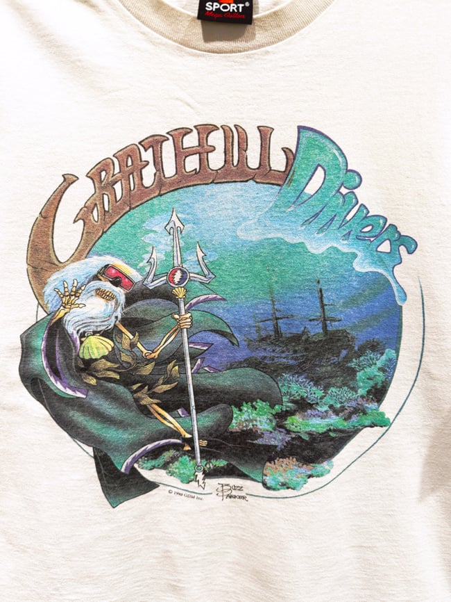 Grateful Dead 1995 Grateful Diver T-Shirt - Size L