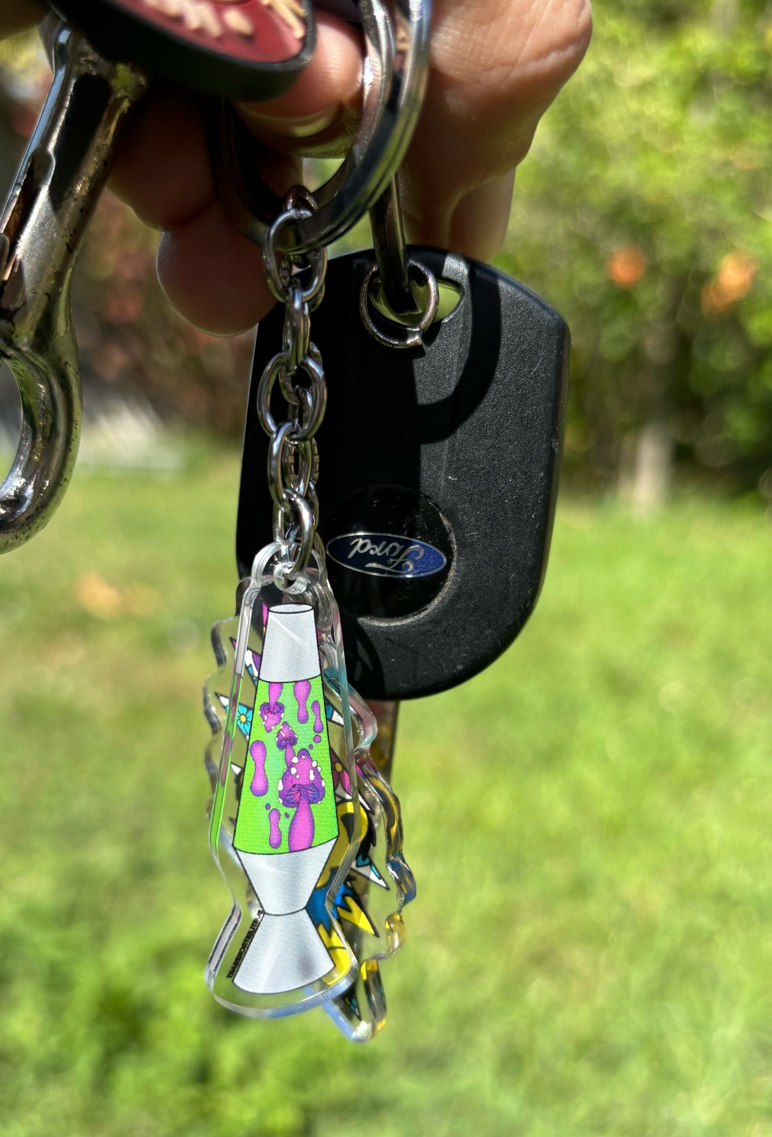 Image of Lava lamp keychain