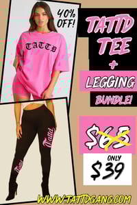 40% off!!! TATTD TEE + LEGGINGS BUNDLE!!