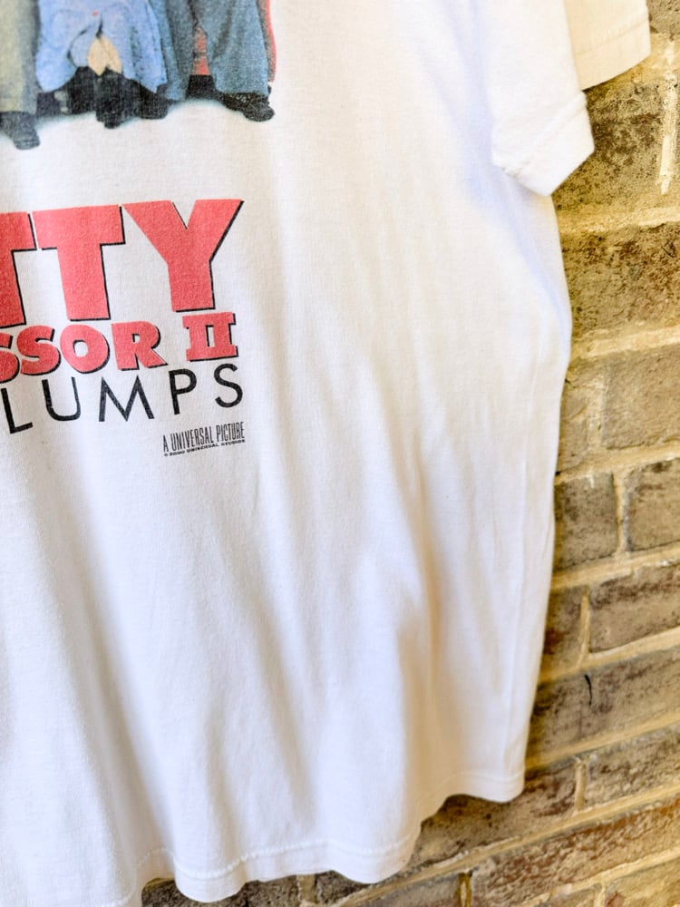 Image of Year 2000.Vintage NUTTY PROFESSOR II - THE KLUMPS MOVIE PROMO TEE