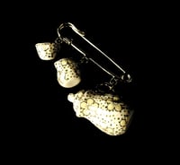 Image 1 of silver spotty kilt pin