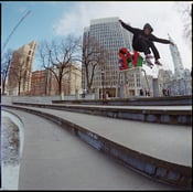 Image of Ishod Wair at Love Park, 2012.