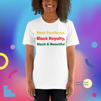 Image 3 of I'm Black & Beautiful Unisex T-shirt