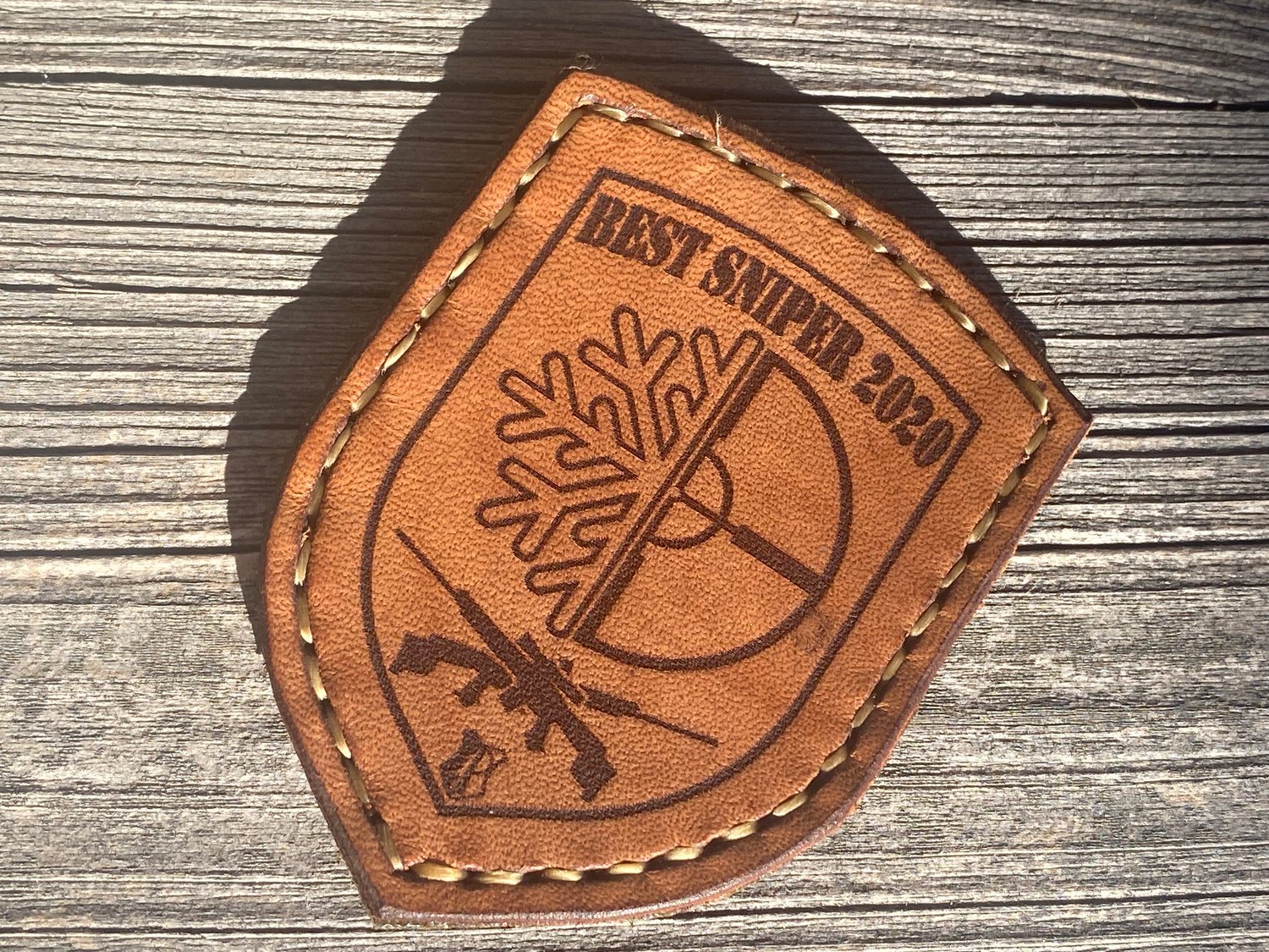 Image of Leather Patches For Best Sniper 2022 - Handmade