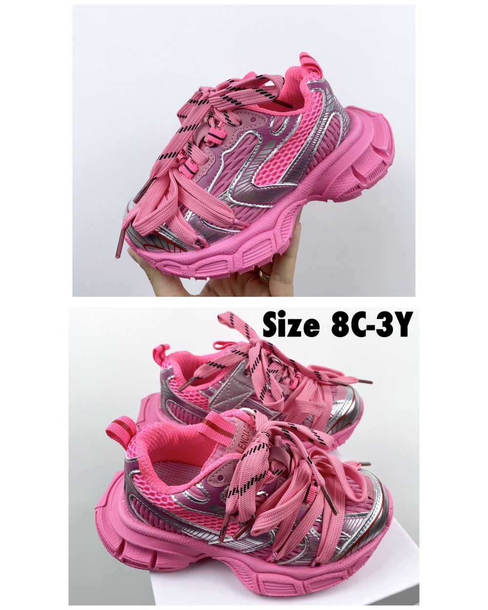 Image of CUSTOM BB KICKS 8C-3Y PINK