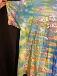 Image 2 of 2XL Let's Go Girls  Reverse Tie Dye Shirt 1