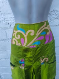 Image 4 of Sula slouch maxi skirt with pockets apple green 