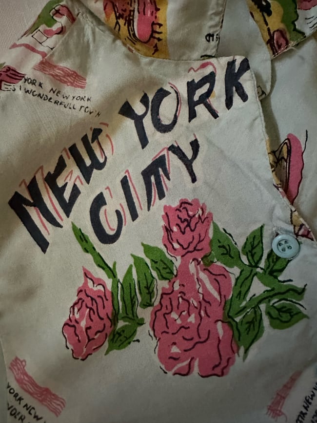 70s New York City blouse