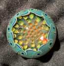 Image 1 of Fumed Honeycomb Mini Paperweight / Pocket Stone 3