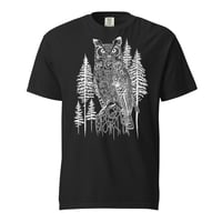 Image 4 of Black Owl Tee