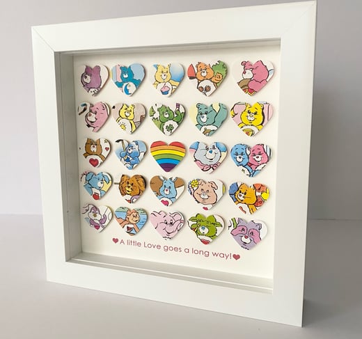 💕 A little love goes a long way 💕 retro Care Bears original artwork 