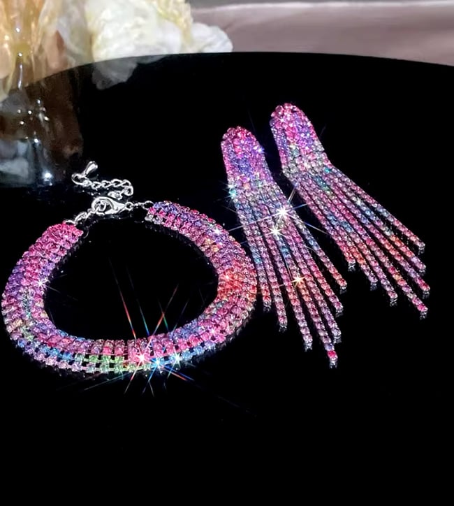 Luxury Crystal Jewelry Set