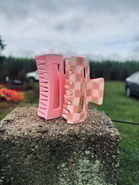 Image 5 of Gingham Claw Clips 