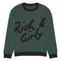 Image 1 of Rich&Girly Knit Sweater - Emerald/Black