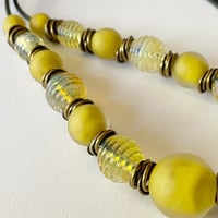 Image 4 of Mellow Yellow - Adjustable necklace