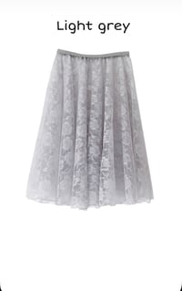 Image 7 of Lace rehearsal circle skirt 