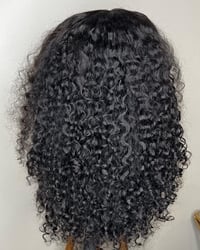 Image 3 of 18” BURMESE CURLY 5x5HD WIG  (ready to ship)