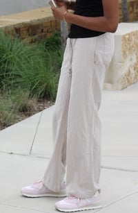 Image 1 of Breezin’ | Cotton Blend, Linen Look Pants