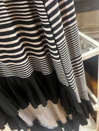 Image 2 of black and white dress